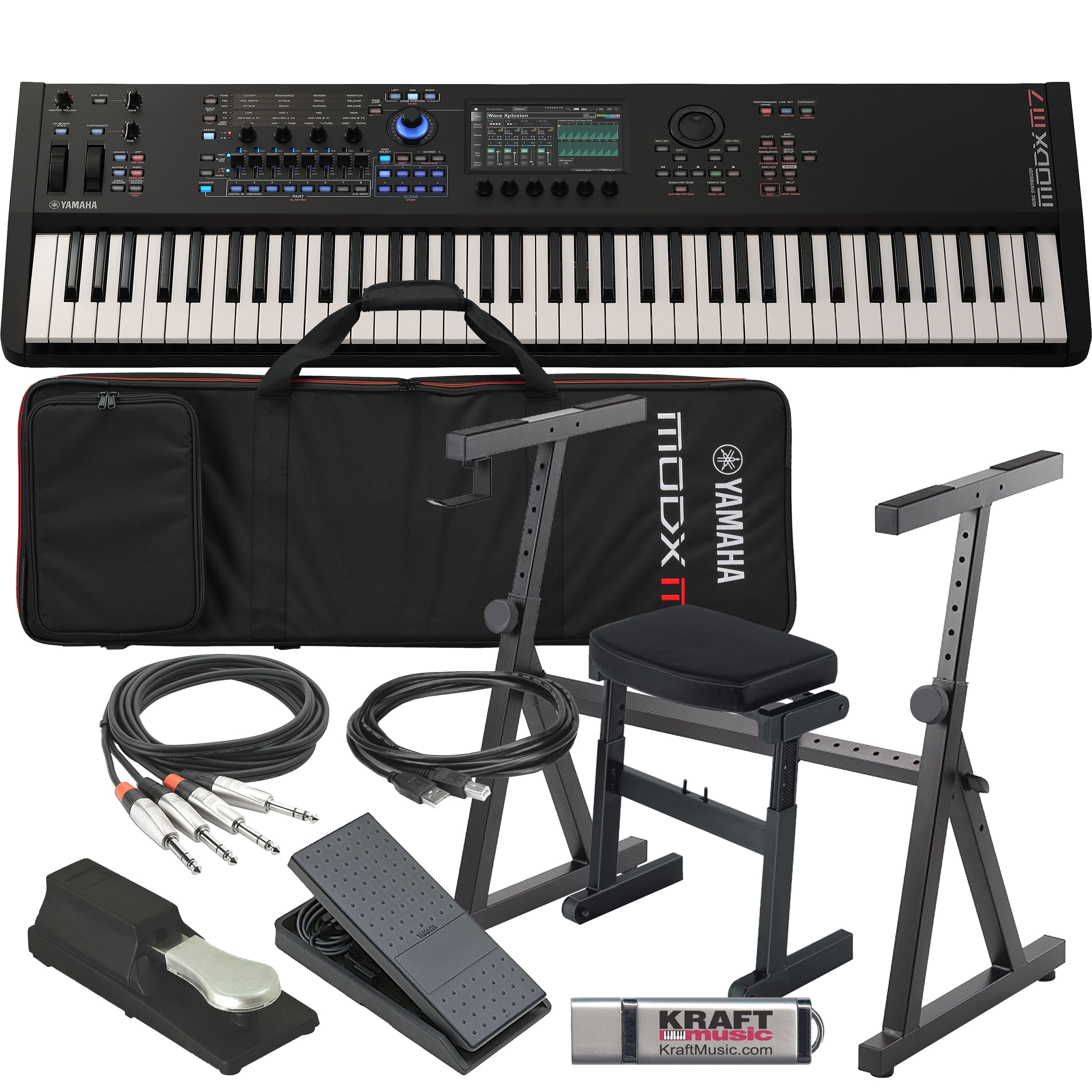 Yamaha MODX M7 Stage Rig | Performance Ready Bundle at Kraft Music