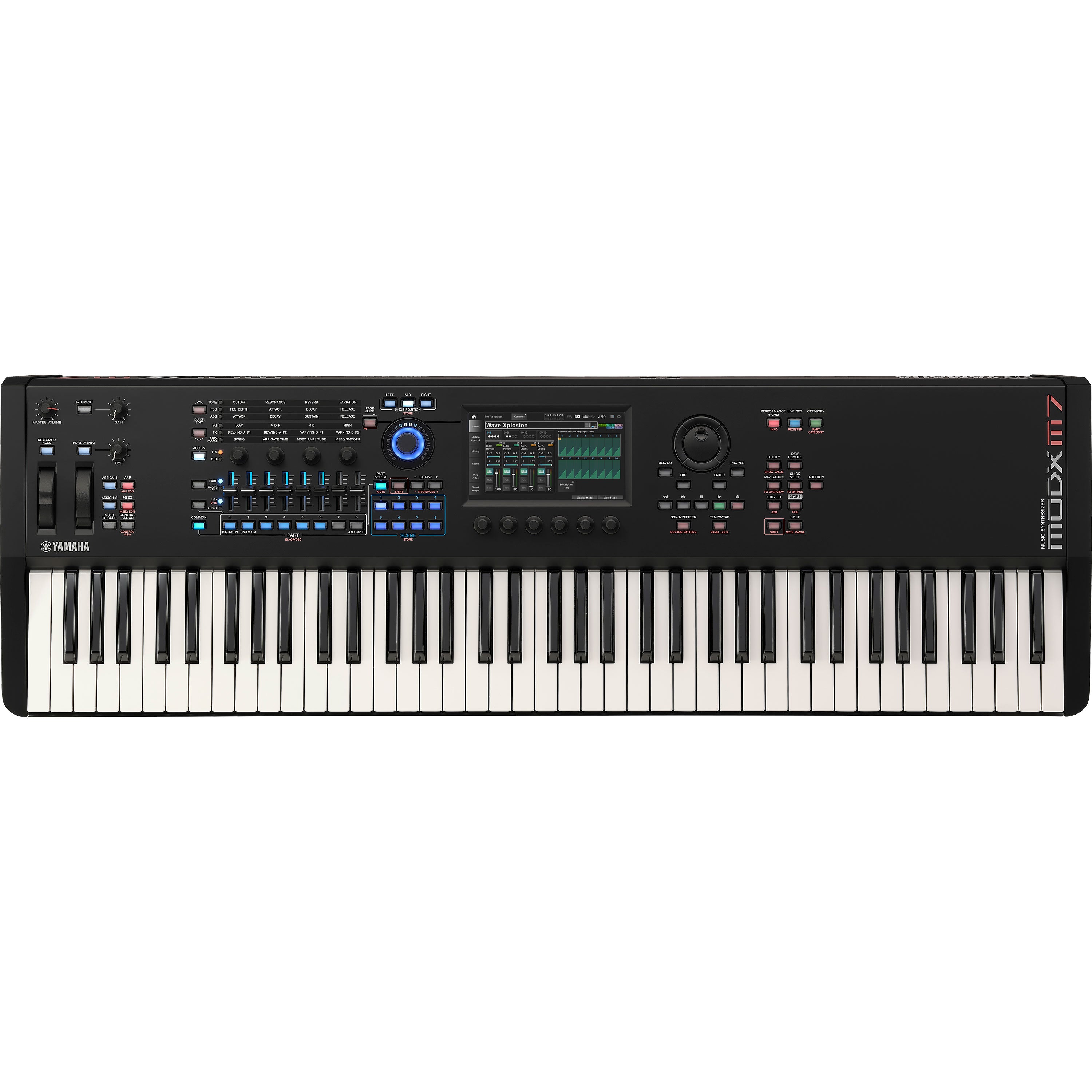 Yamaha MODX M7 76-Key Music Synthesizer View 1