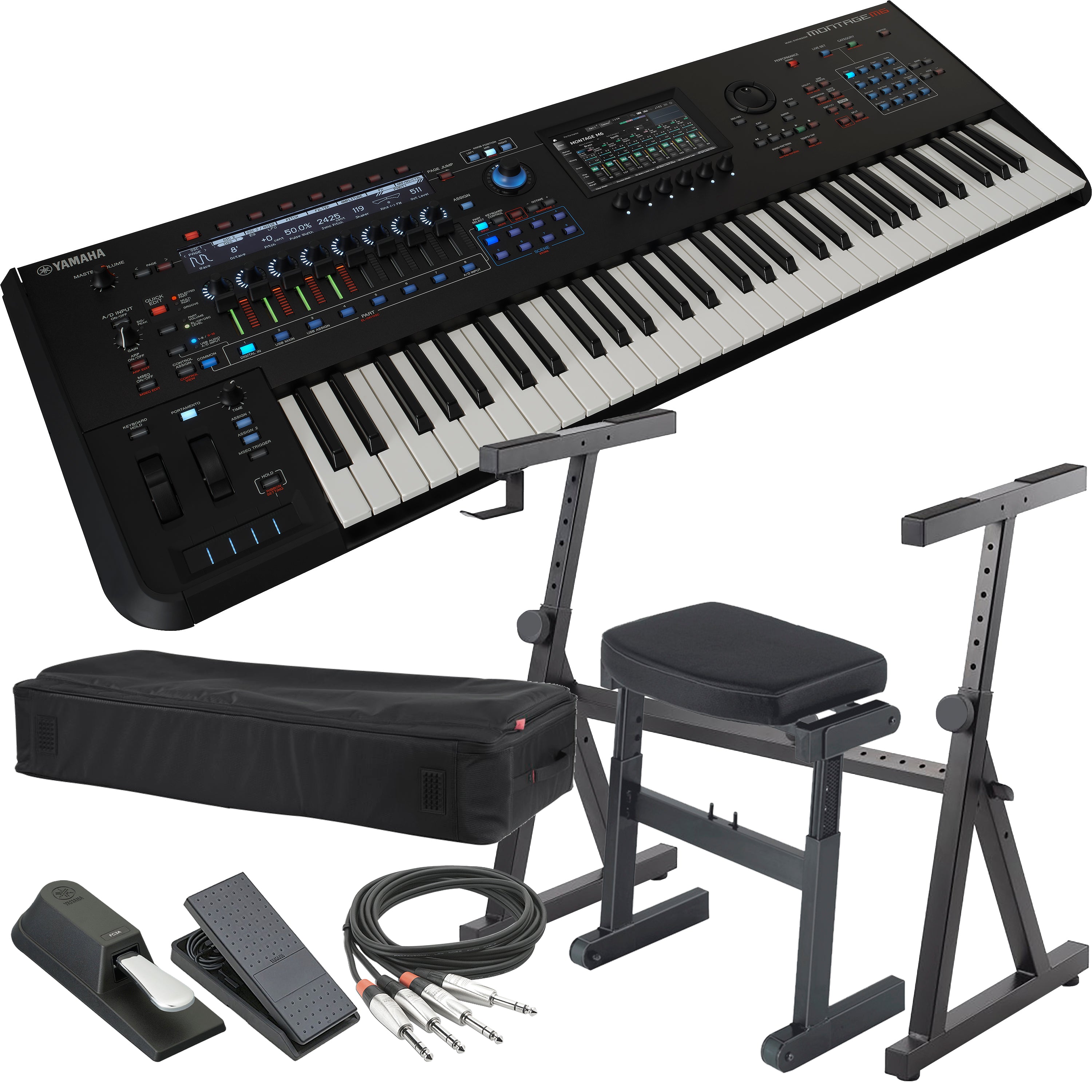 Yamaha Montage M6 Synthesizer KEY ESSENTIALS BUNDLE – Kraft Music