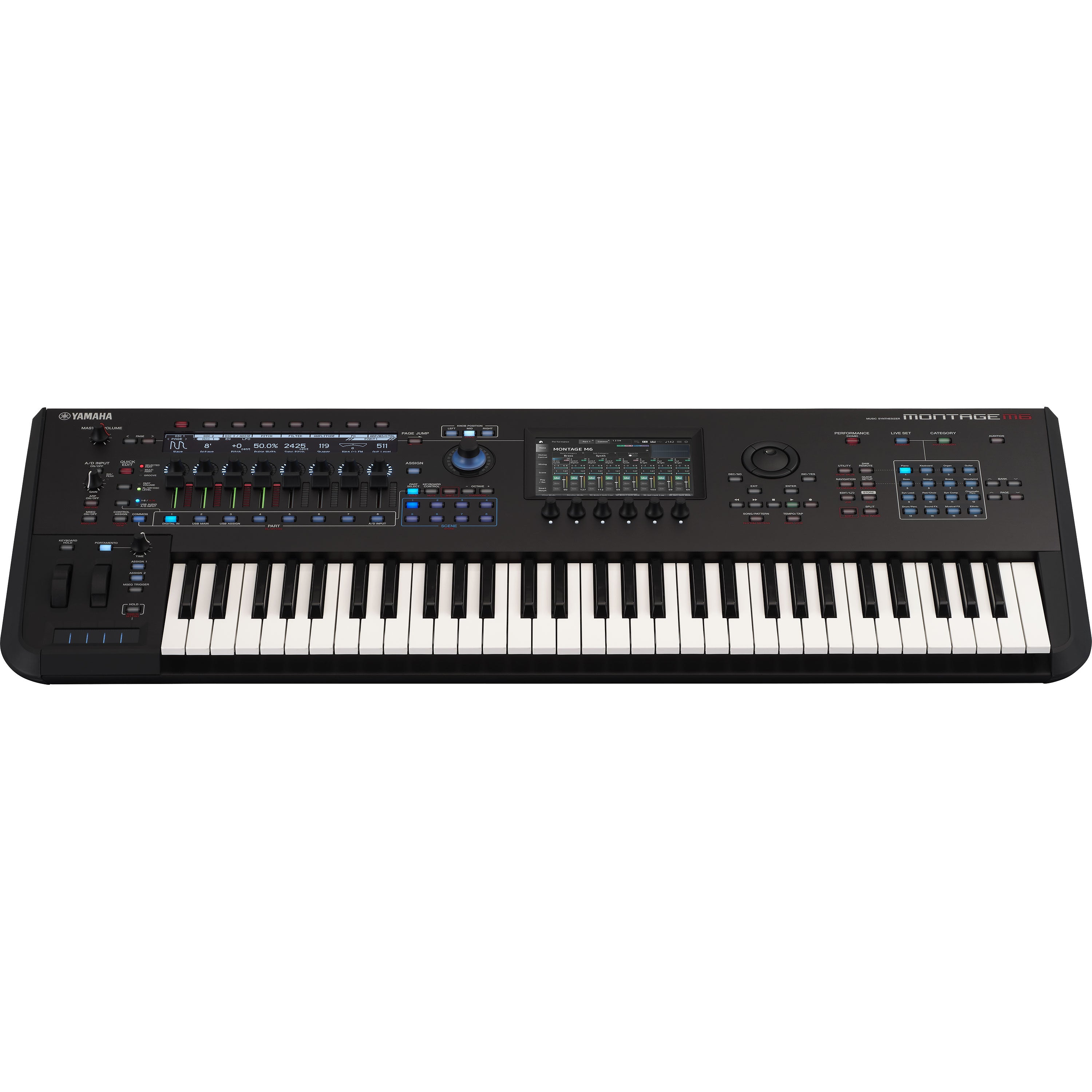 [本体未使用] YAMAHA MONTAGE M6 Yamaha Montage M6 Synthesizer STAGE RIG – Kraft Music