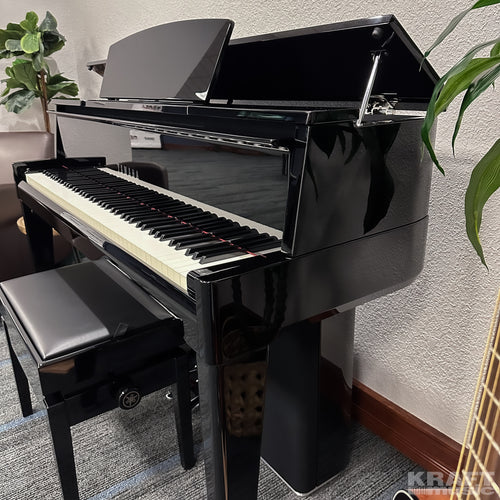 Yamaha AvantGrand N2 Hybrid Piano - Polished Ebony - lid open