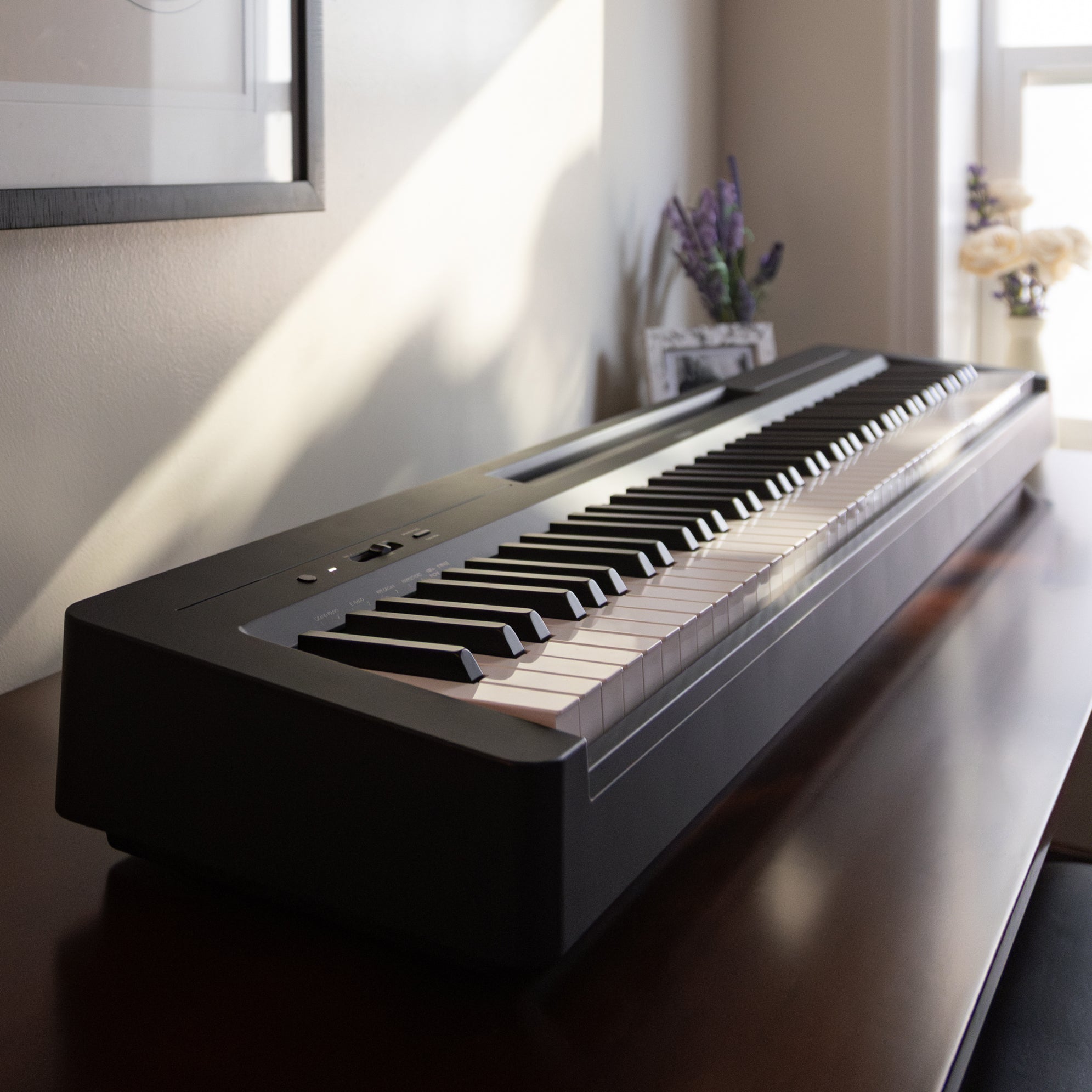 Yamaha P-143LXB Digital Piano Bundle with Stand, Bench and Pedal - Black