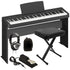 Yamaha P-145BT Digital Piano - Black COMPLETE HOME BUNDLE
