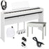 Yamaha P-225 Digital Piano - White COMPLETE HOME BUNDLE