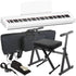 Yamaha P-225 Digital Piano - White STAGE ESSENTIALS BUNDLE