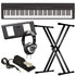 Yamaha P-45 Digital Piano - Black KEY ESSENTIALS BUNDLE