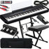 Collage image of the Yamaha P-525 Digital Piano - Black STAGE ESSENTIALS BUNDLE