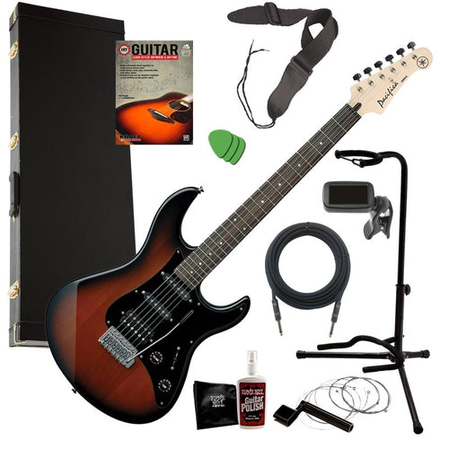 Yamaha Pacifica PAC012 Electric Guitar - Sunburst COMPLETE GUITAR BUNDLE