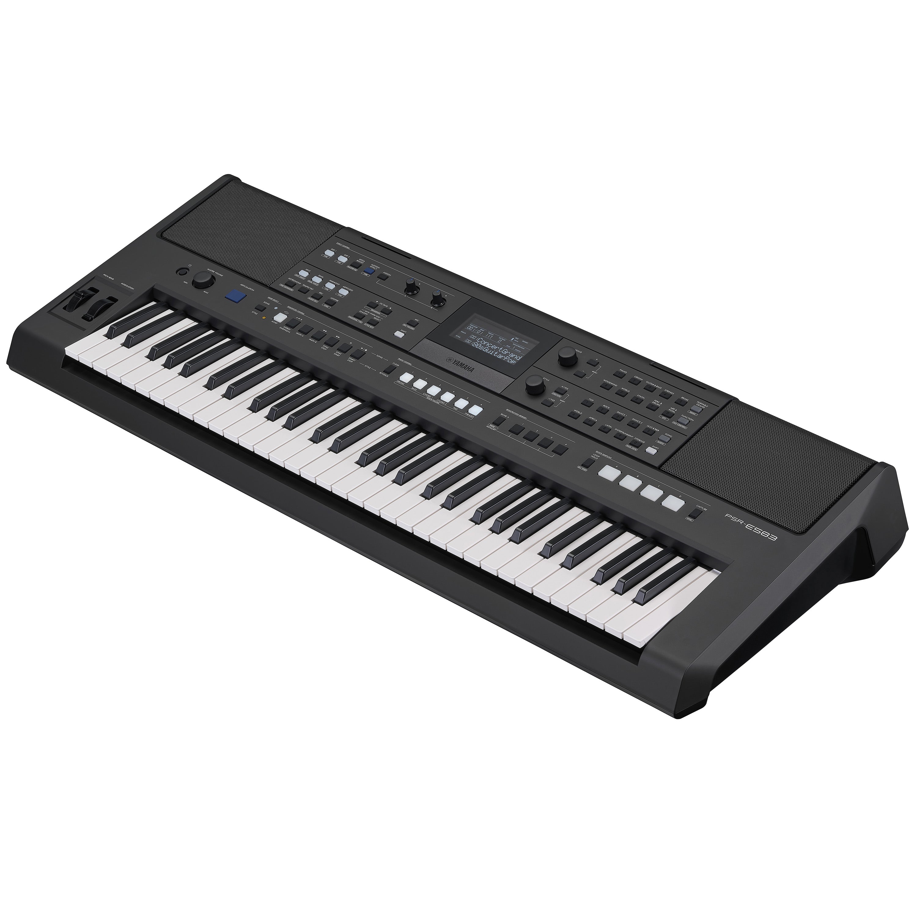 Yamaha PSRE583 61-Note Portable Keyboard, View 5