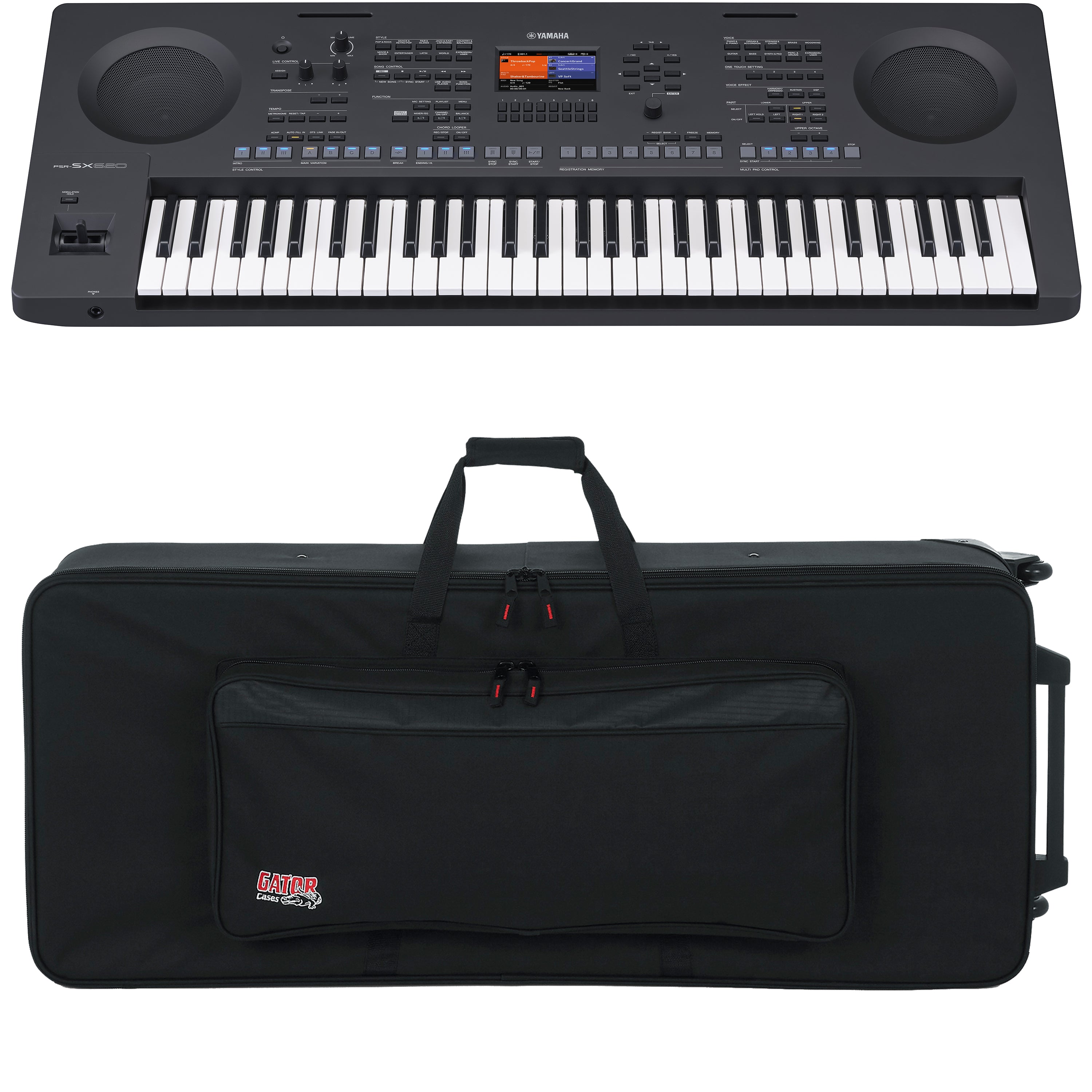 Yamaha PSR-SX620 61-key Arranger Keyboard CARRY BAG KIT