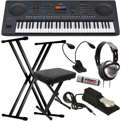 Yamaha PSR-SX620 61-key Arranger Keyboard KEY ESSENTIALS BUNDLE
