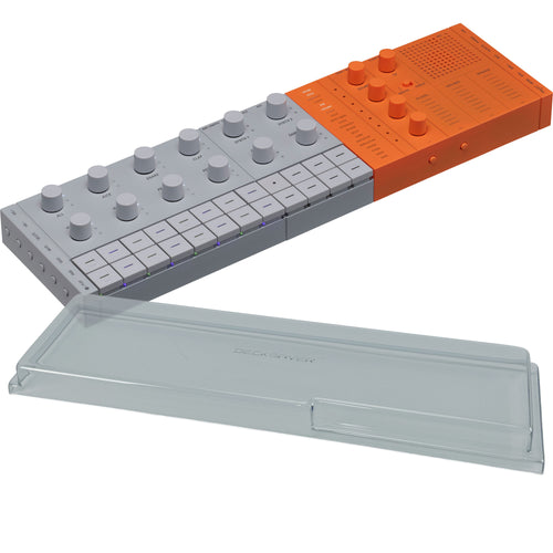 Collage showing components in Yamaha Seqtrak Mobile Music Ideastation - Orange/Gray DECKSAVER KIT