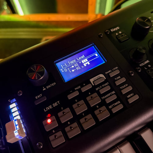 Top view of Yamaha YC61 Stage Keyboard and Organ - View 6