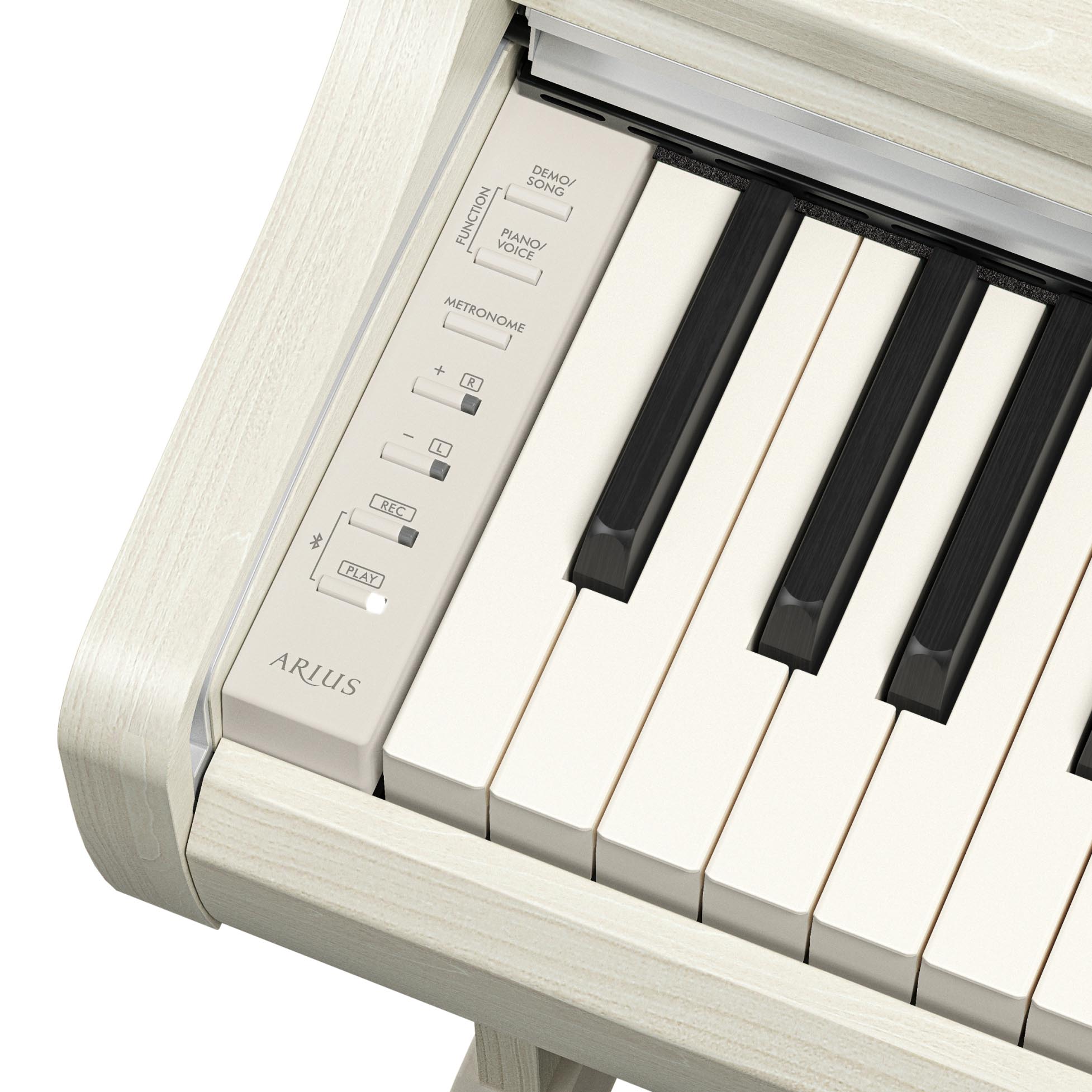 Yamaha Arius YDP-166 Digital Piano - White Birch, View 6