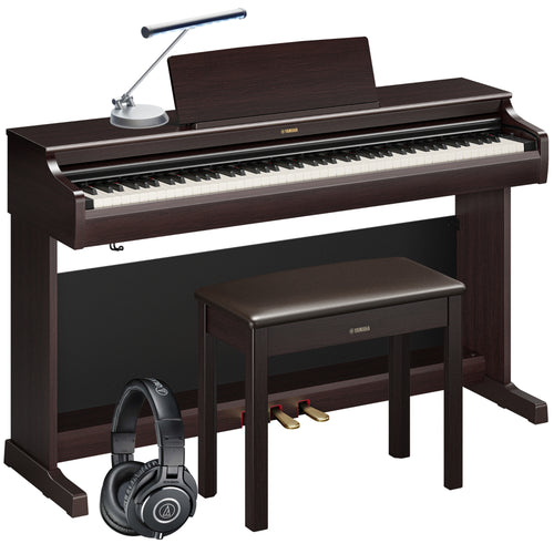 Yamaha Arius YDP-166 Digital Piano - Rosewood COMPLETE HOME BUNDLE