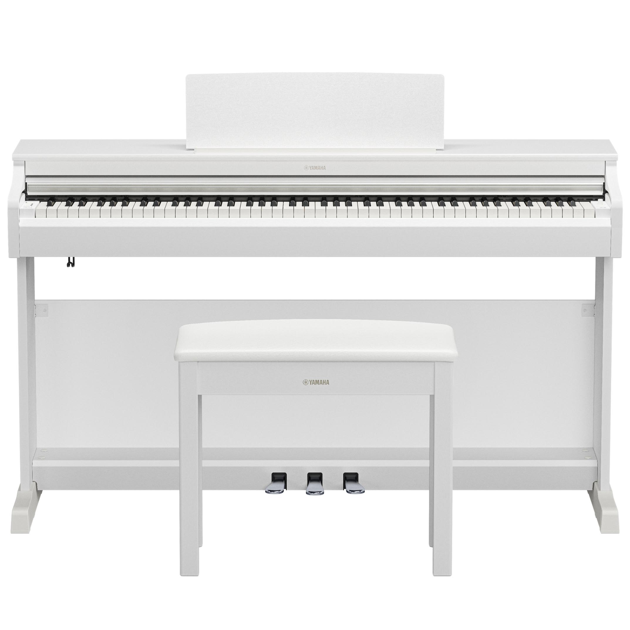 Yamaha Arius YDP-166 Digital Piano - White, View 2