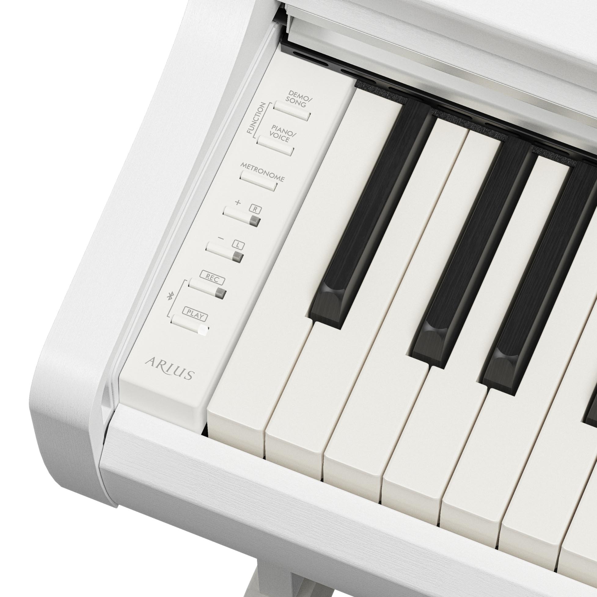 Yamaha Arius YDP-166 Digital Piano - White, View 5