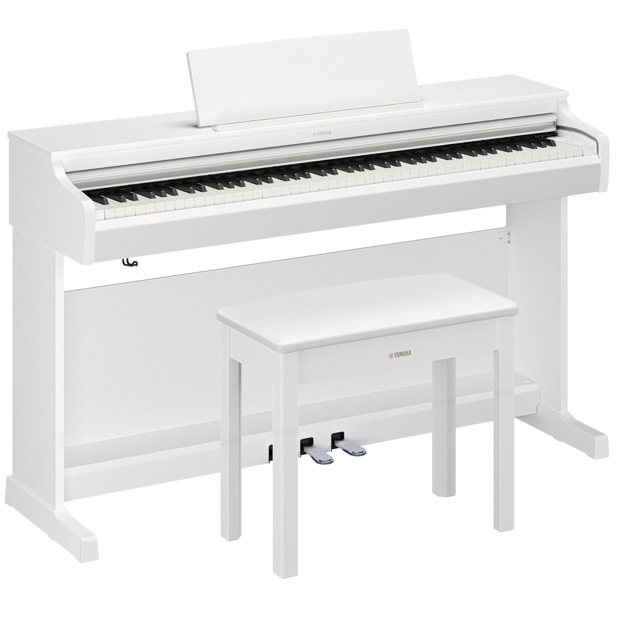 Yamaha Arius YDP-166 Digital Piano - White, View 1