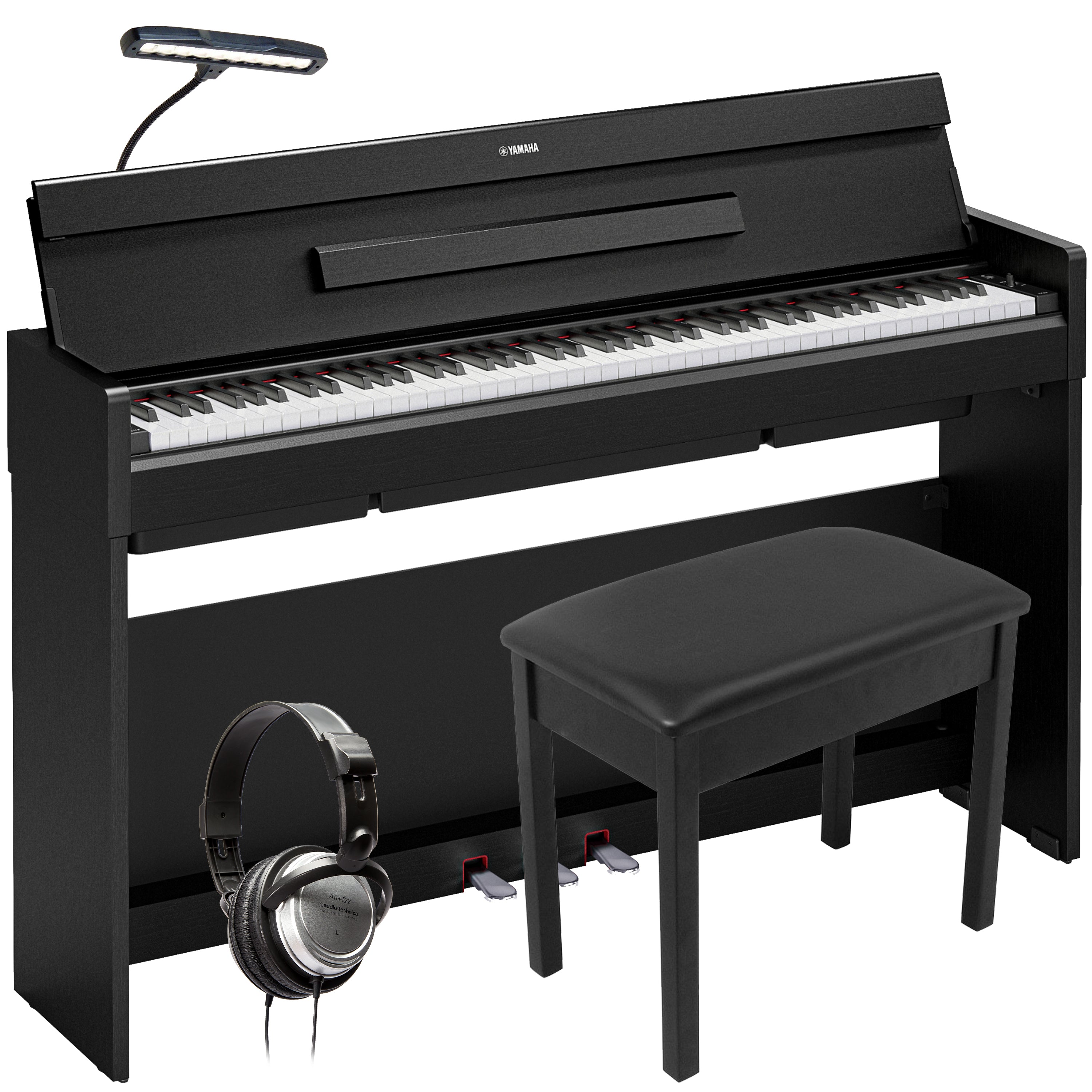 Yamaha Arius YDP-S36 Digital Piano - Black COMPLETE HOME BUNDLE