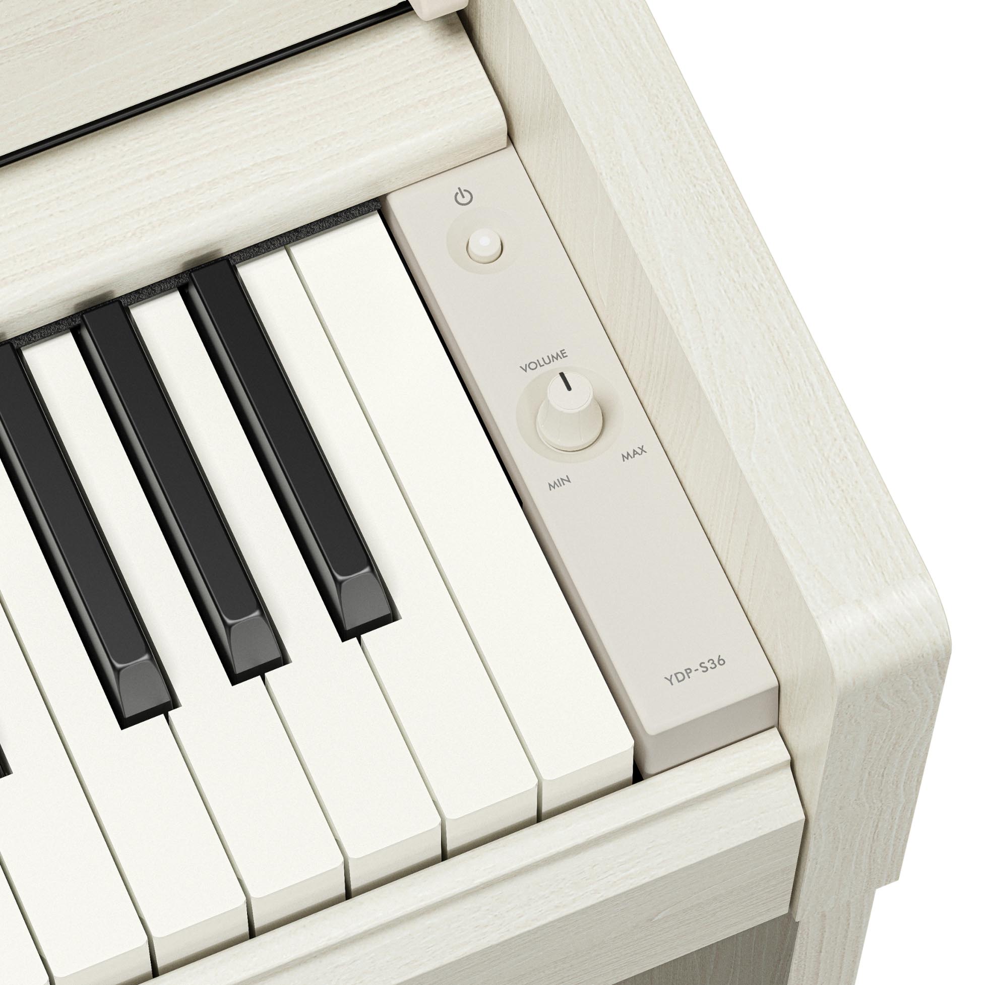 Yamaha Arius YDP-S36 Digital Piano - White Birch, View 6