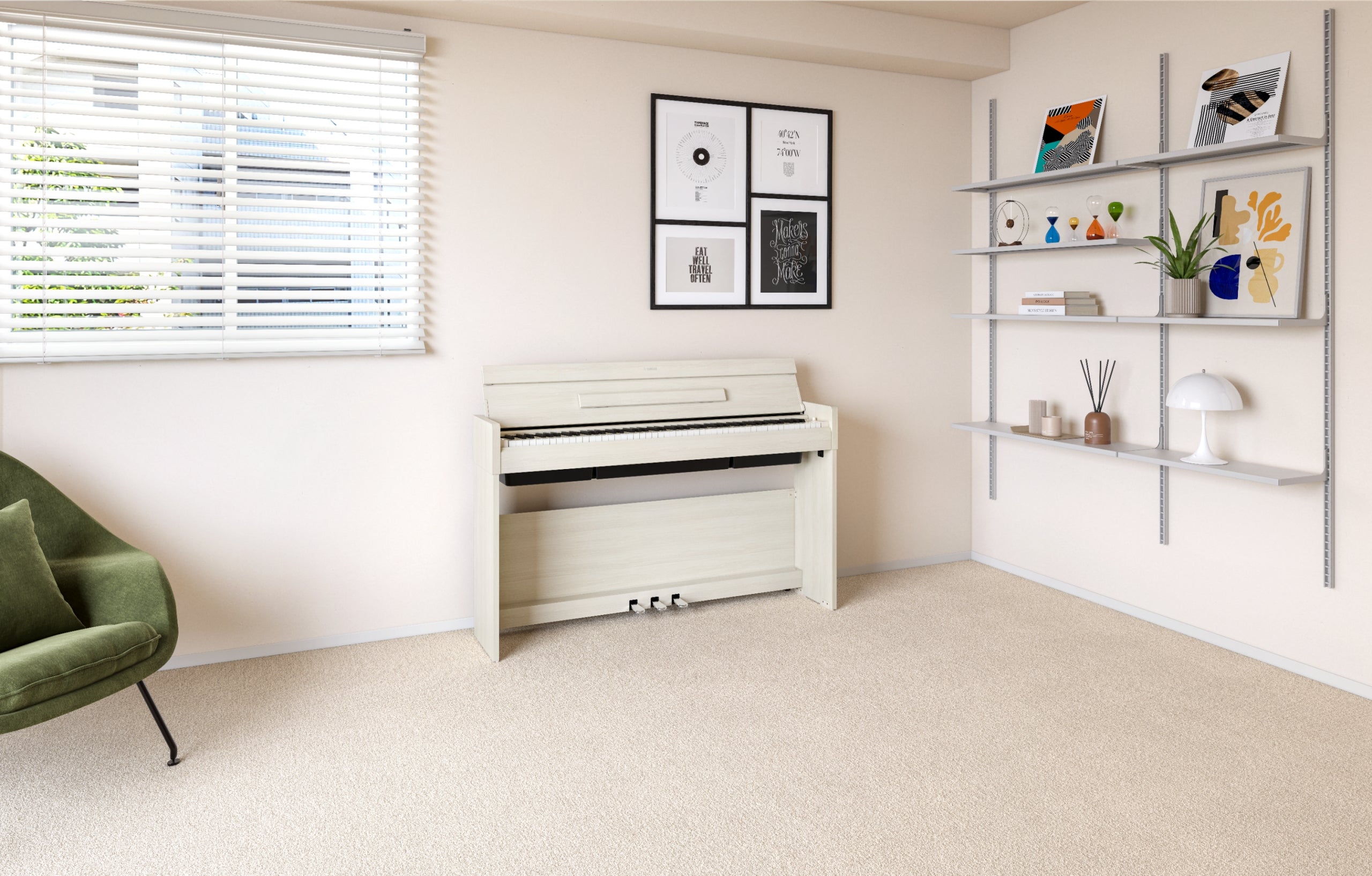 Yamaha Arius YDP-S36 Digital Piano - White Birch – Kraft Music