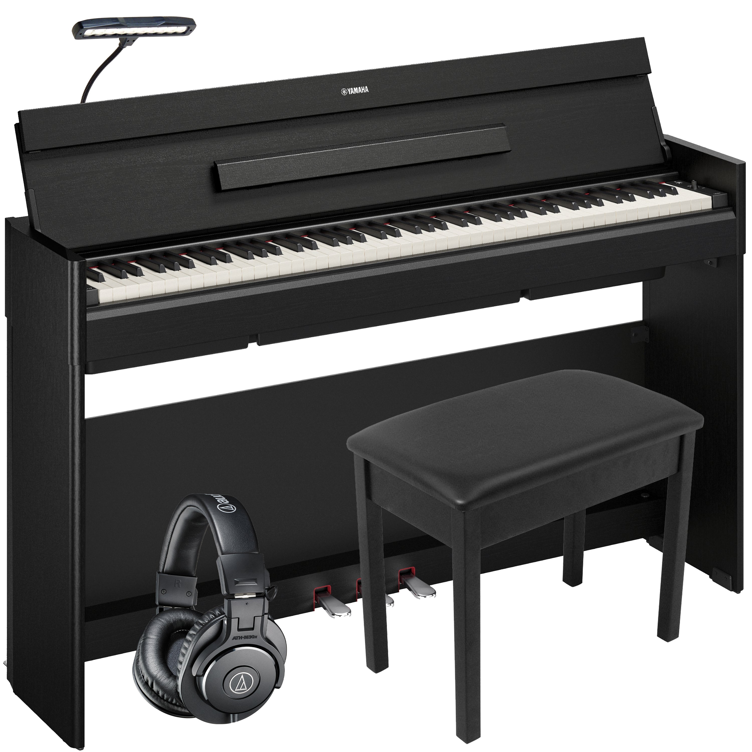 Yamaha Arius YDP-S56 Digital Piano - Black COMPLETE HOME BUNDLE
