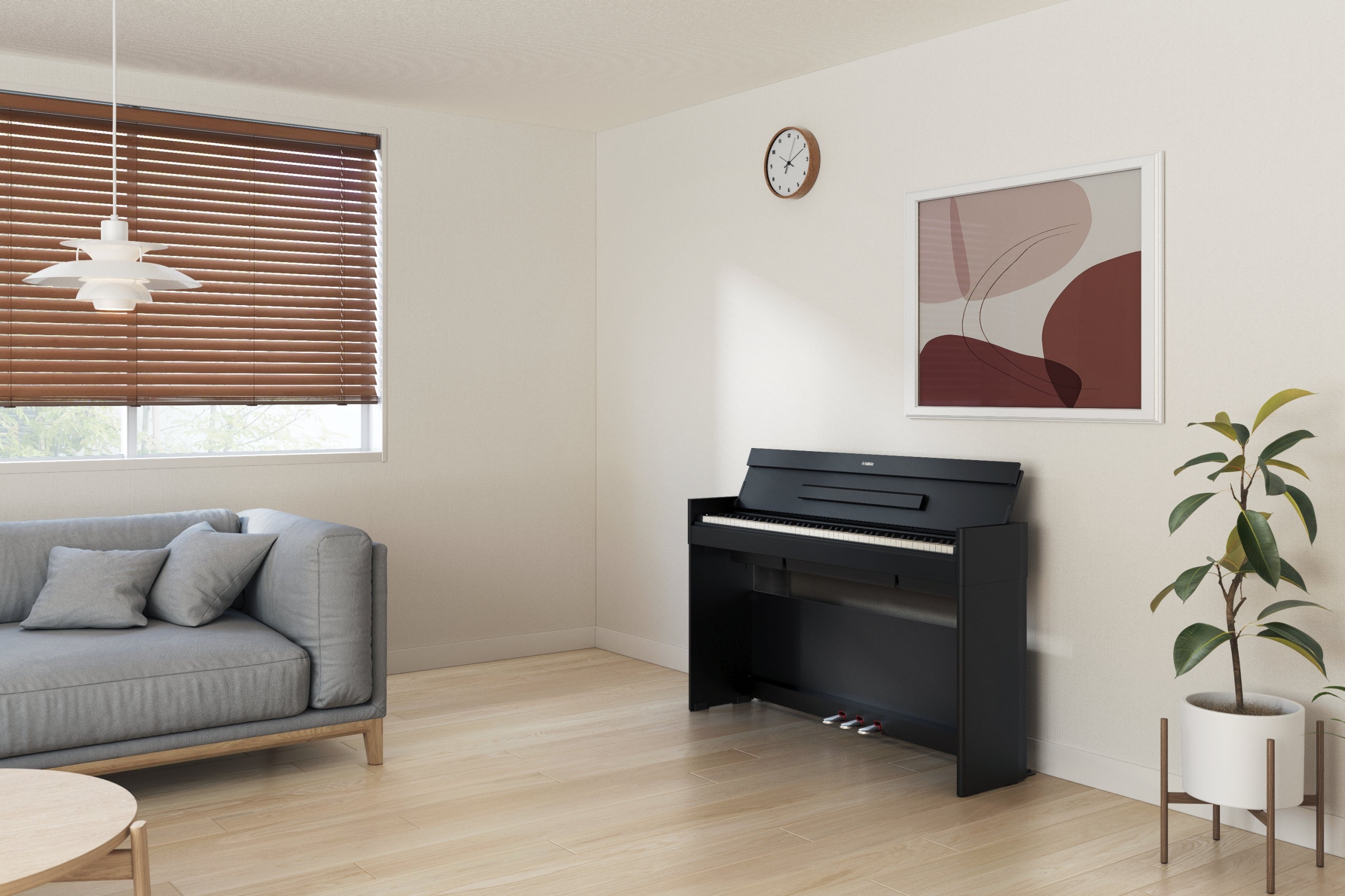 Yamaha Arius YDP-S56 Digital Piano - Black, View 8