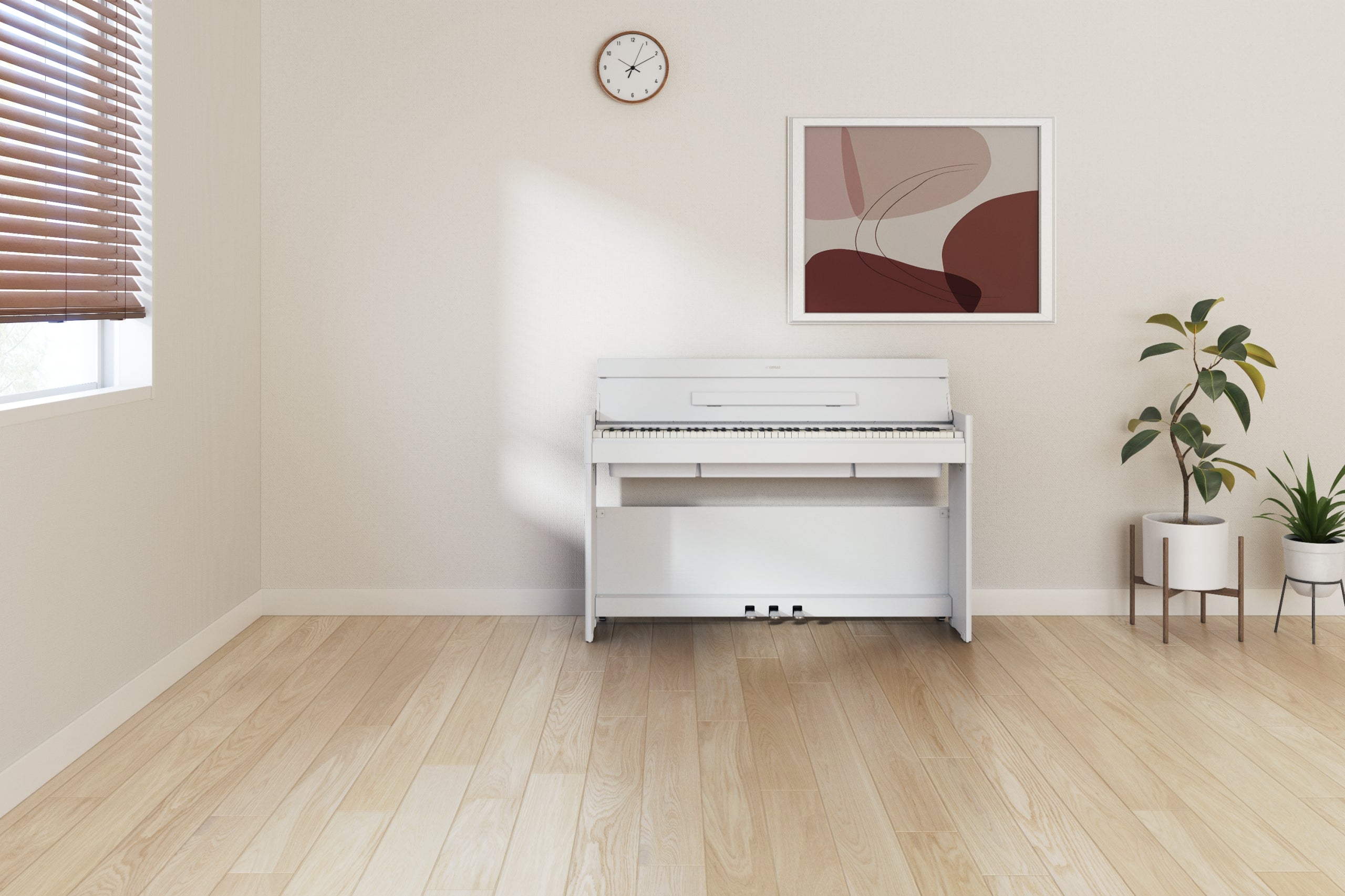Yamaha Arius YDP-S56 Digital Piano - White, view 9