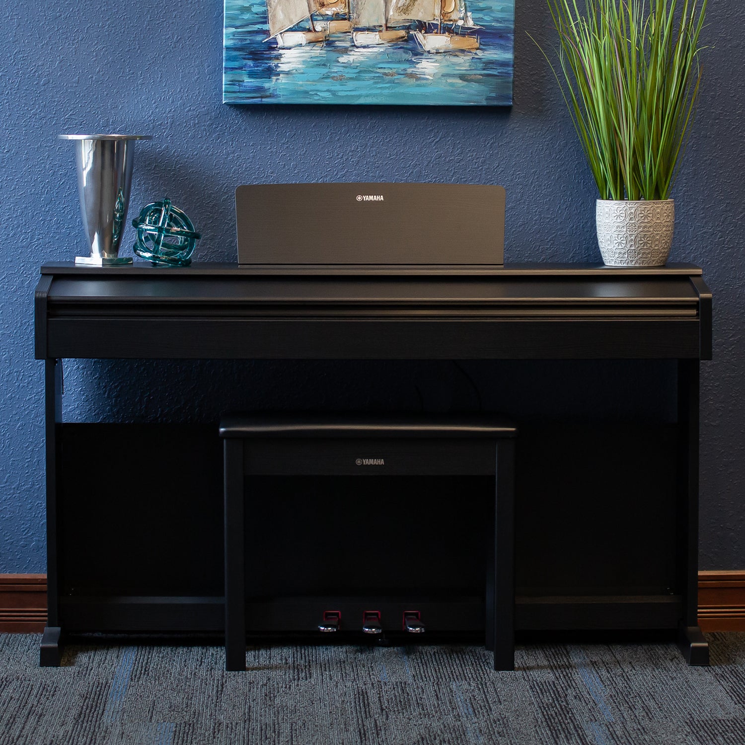 Yamaha Arius YDP-145 Digital Piano - Black Walnut view 12