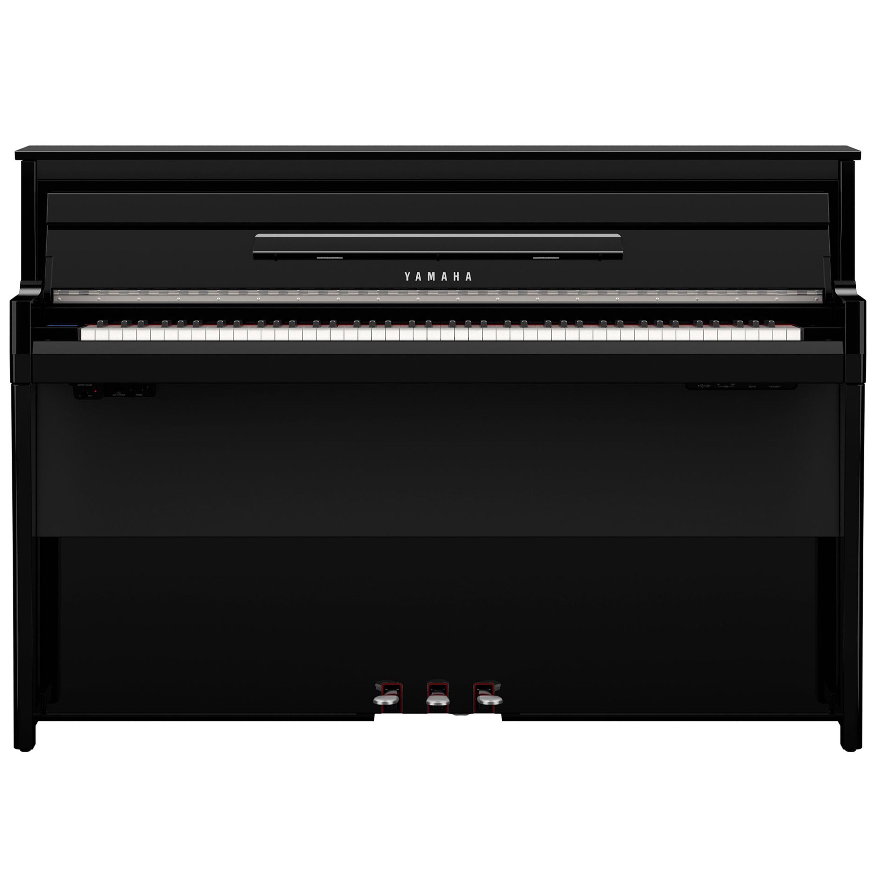 Yamaha AvantGrand NU1XA Hybrid Piano - Polished Ebony - Front View