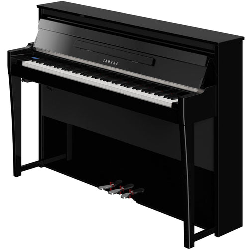 Yamaha AvantGrand NU1XA Hybrid Piano - Polished Ebony - Left Angle