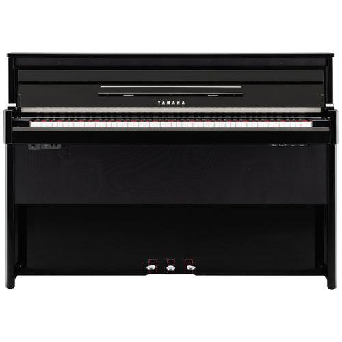 Yamaha AvantGrand NU1X Hybrid Piano - Polished Ebony - Front View