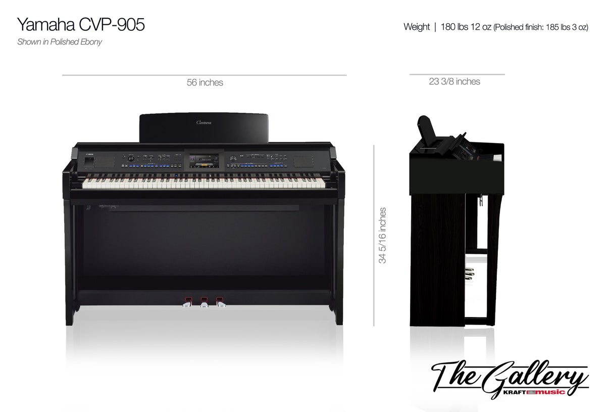 CVP-905 dimensions and weight
