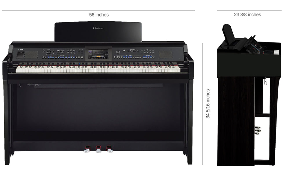 Yamaha Clavinova CVP-905 Digital Piano - Matte Black – Kraft Music