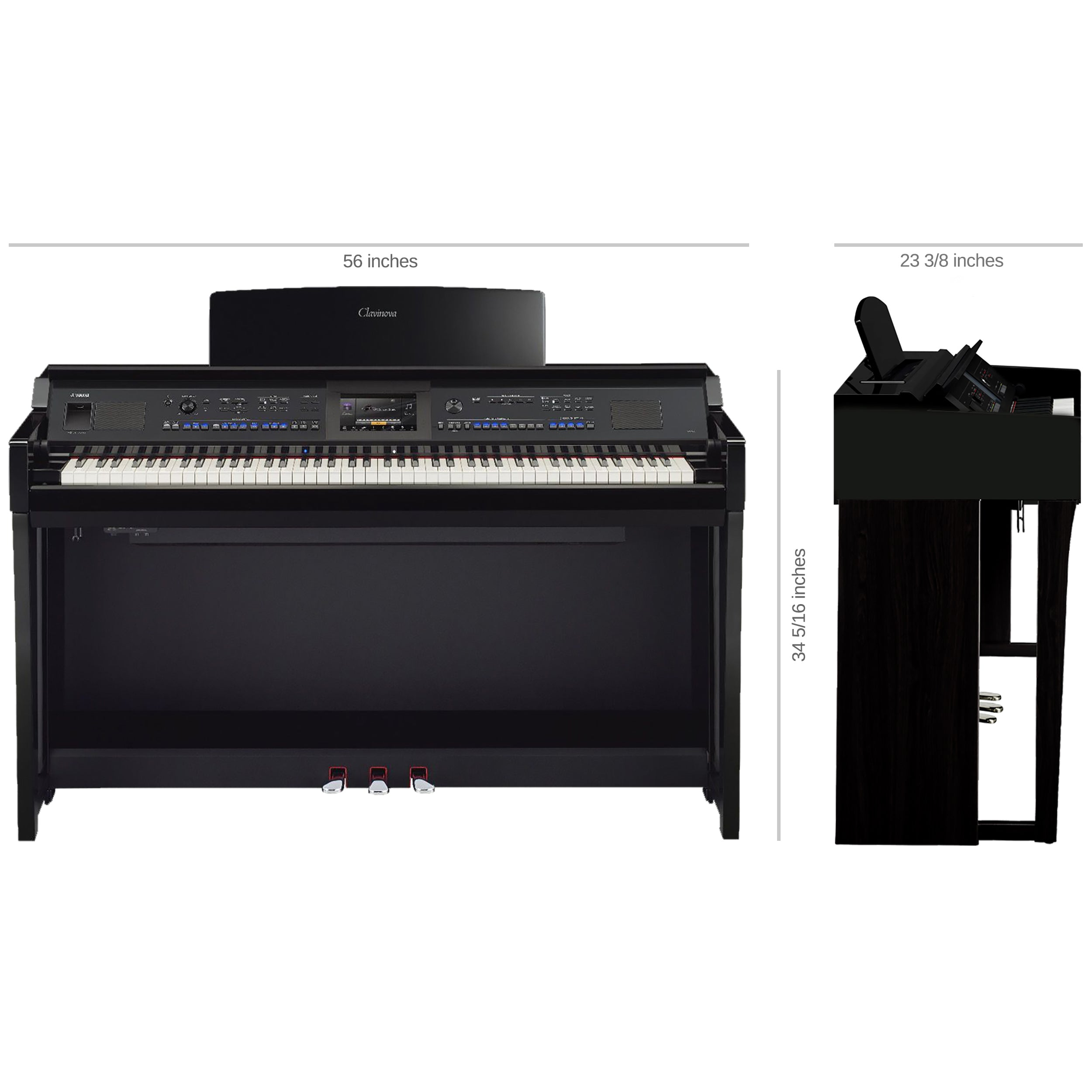 Yamaha Clavinova CVP-905 Digital Piano - Polished Ebony – Kraft Music