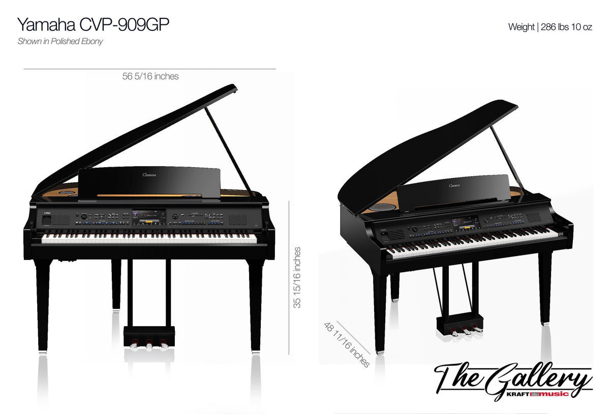 CVP-909GP dimensions and weight