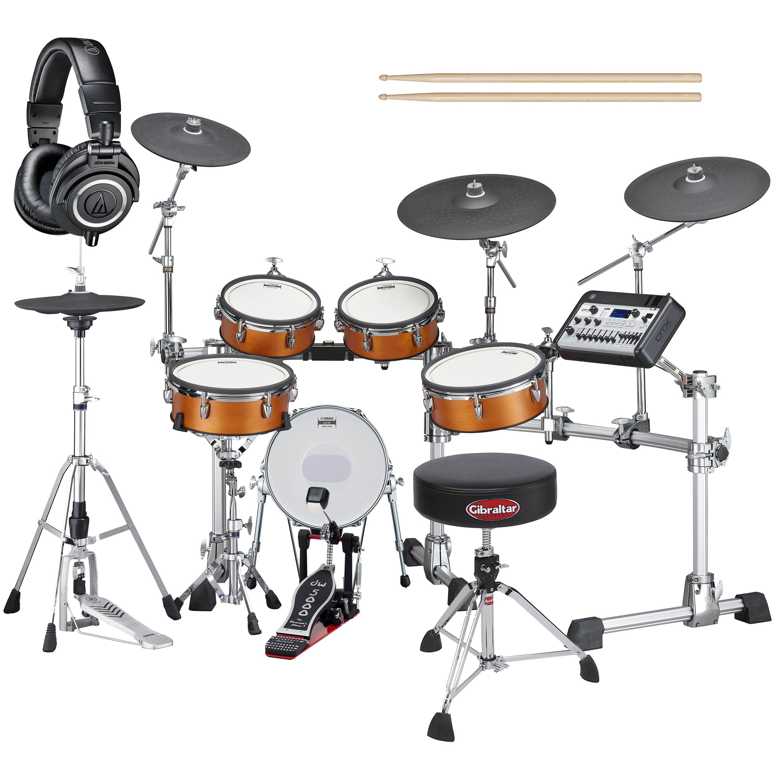 Yamaha DTX10K-X RW Electronic Drum Set - Real Wood DRUM