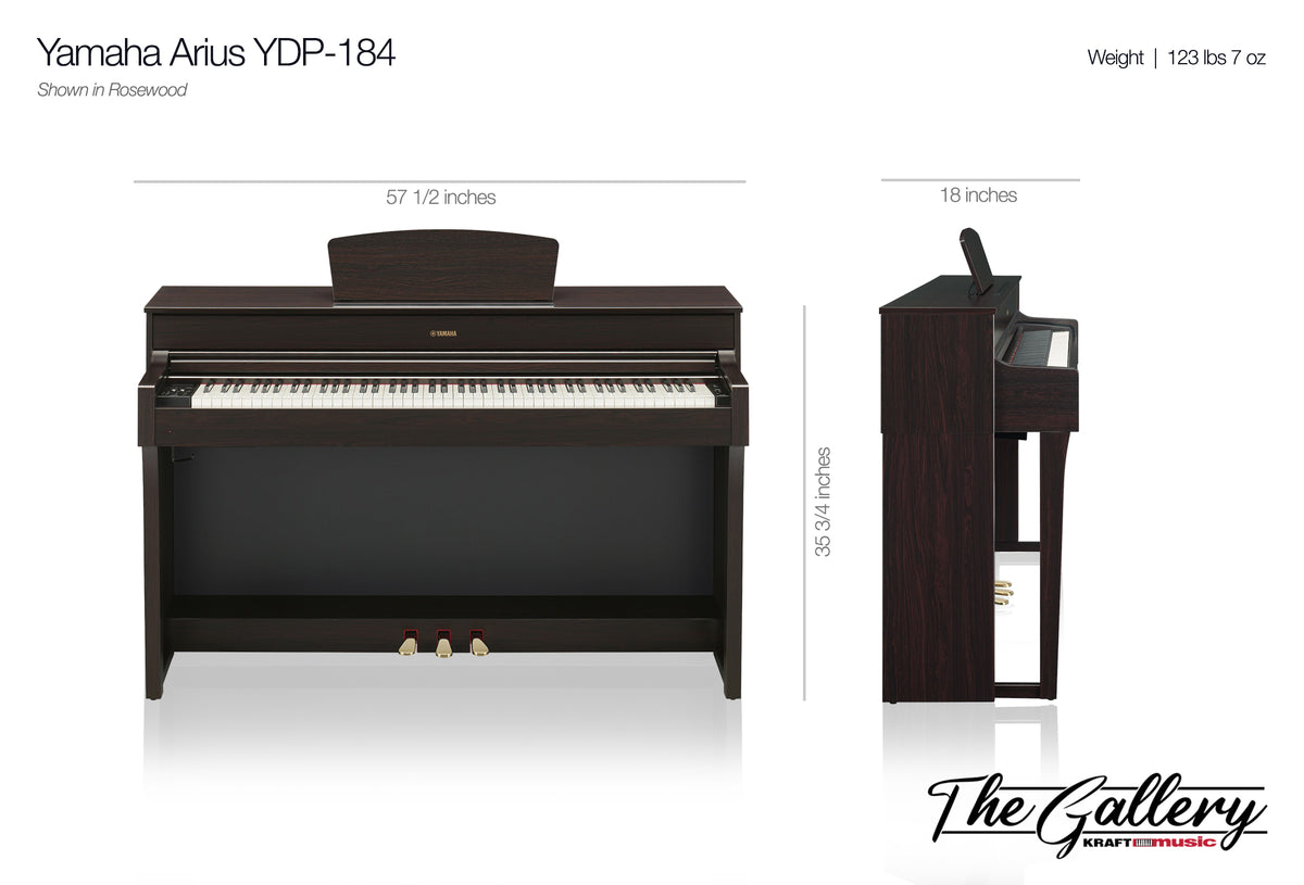 YDP-184 dimensions and weight