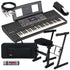 Yamaha PSR-A5000 Arranger Workstation Keyboard and included bundle accessories