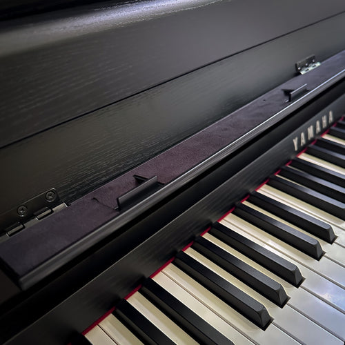 Yamaha Clavinova CLP-885 Digital Piano - Matte Black music score braces