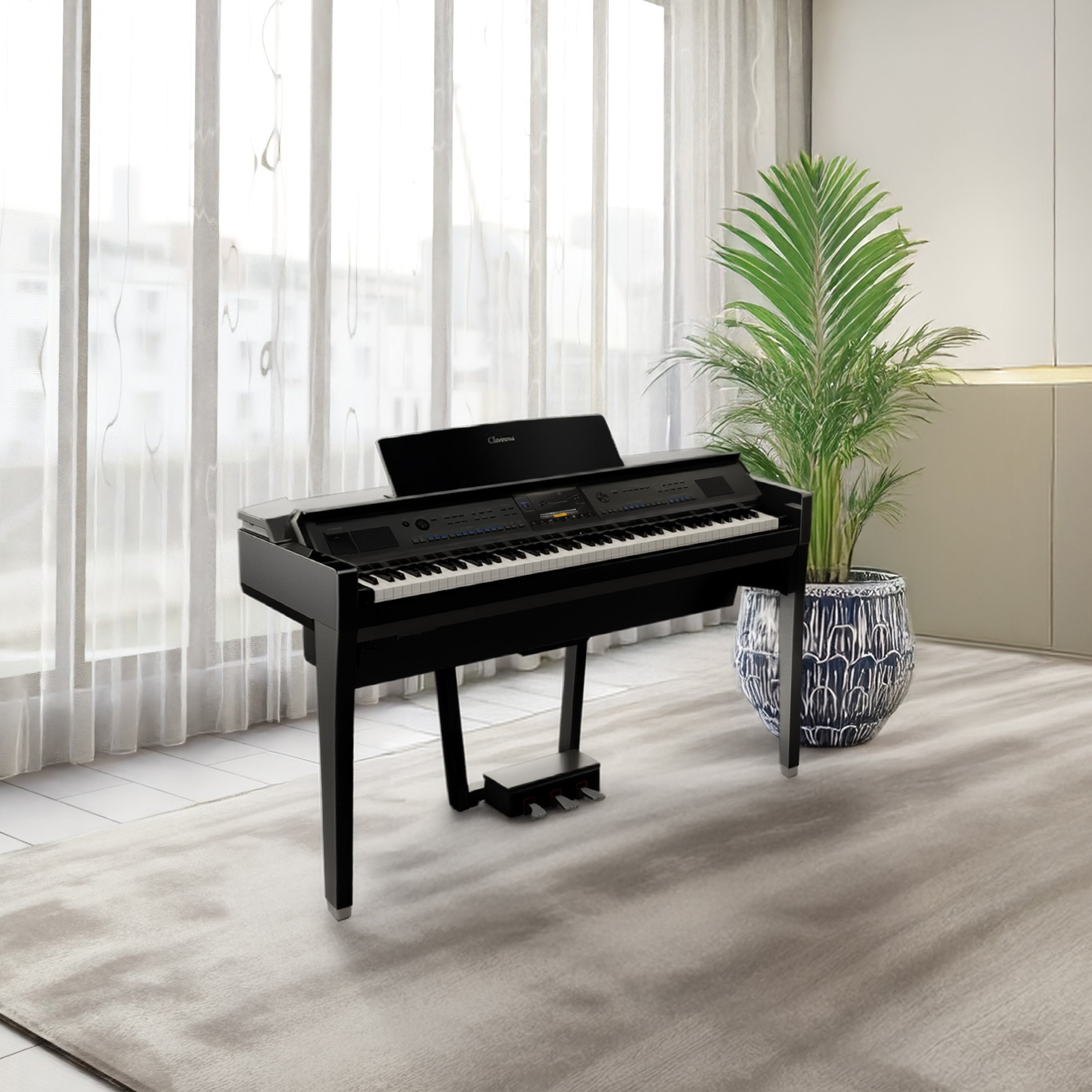 Yamaha Clavinova CVP-909 Digital Piano - Polished Ebony – Kraft Music