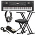 Yamaha DGX-670 Portable Grand Digital Piano - Black KEY ESSENTIALS BUNDLE