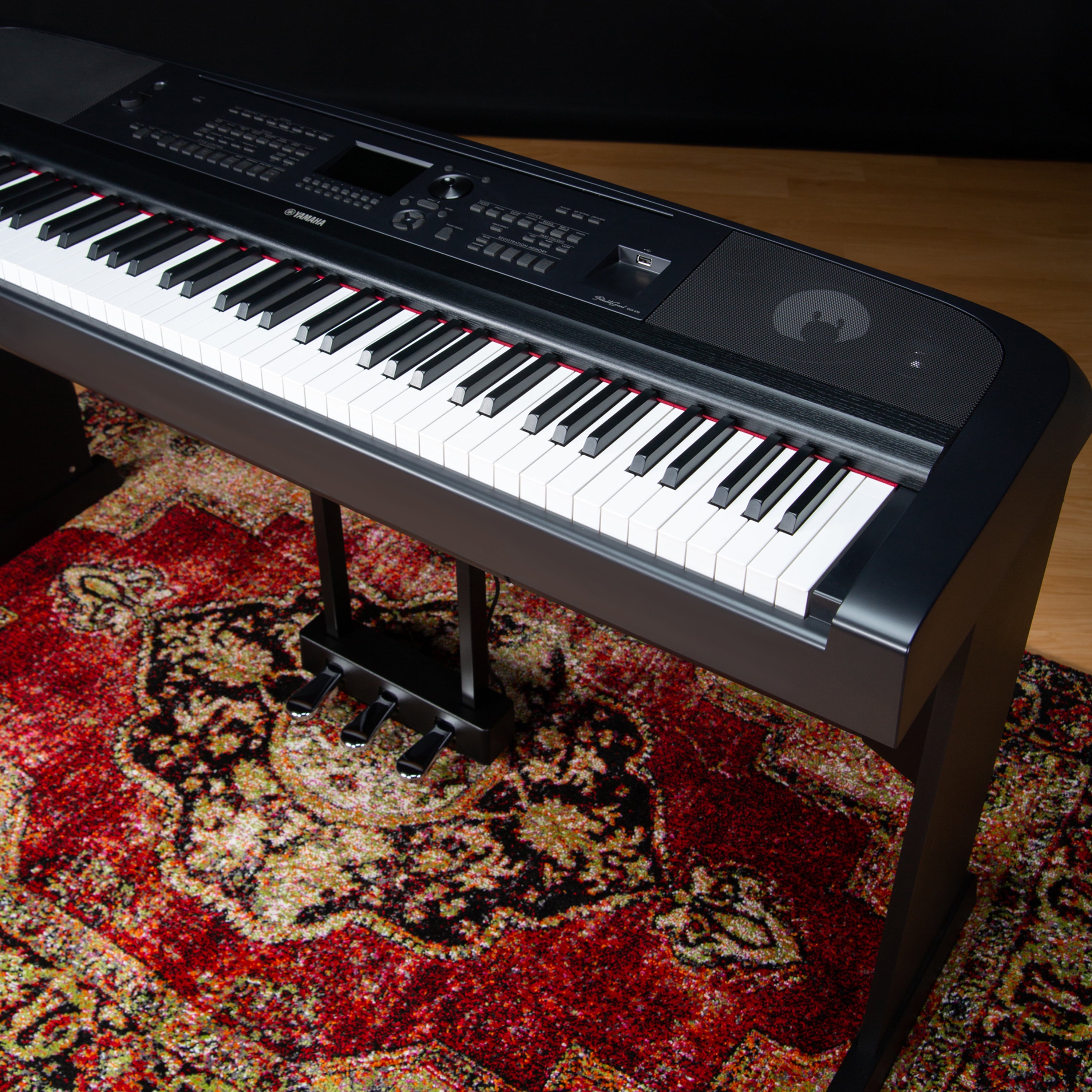 【レーザーディスク】PIANO REGENDS Yamaha DGX-670 Portable Grand Digital Piano - Black COMPLETE HOME