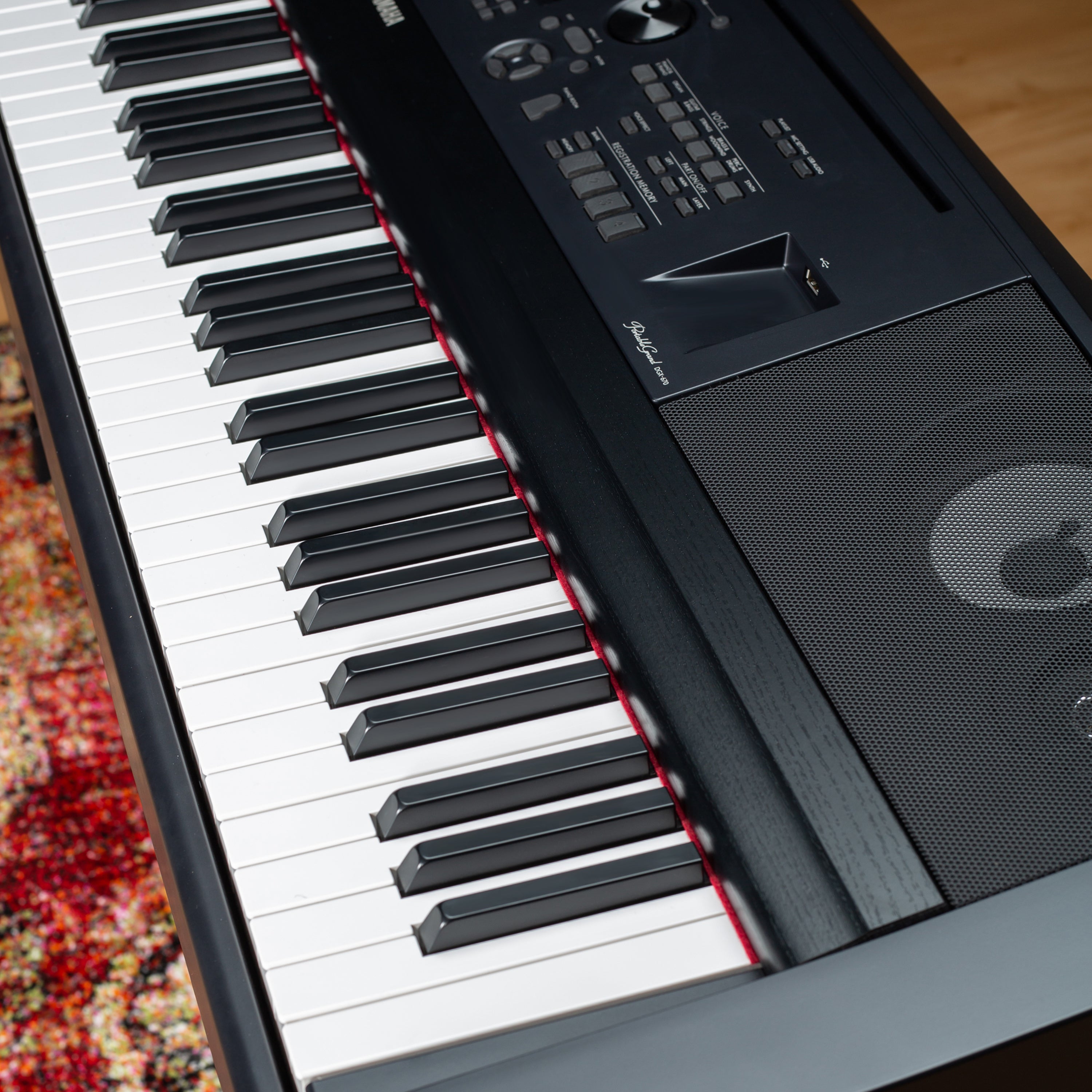 Yamaha DGX-670 Portable Grand Digital Piano - Black KEY ESSENTIALS