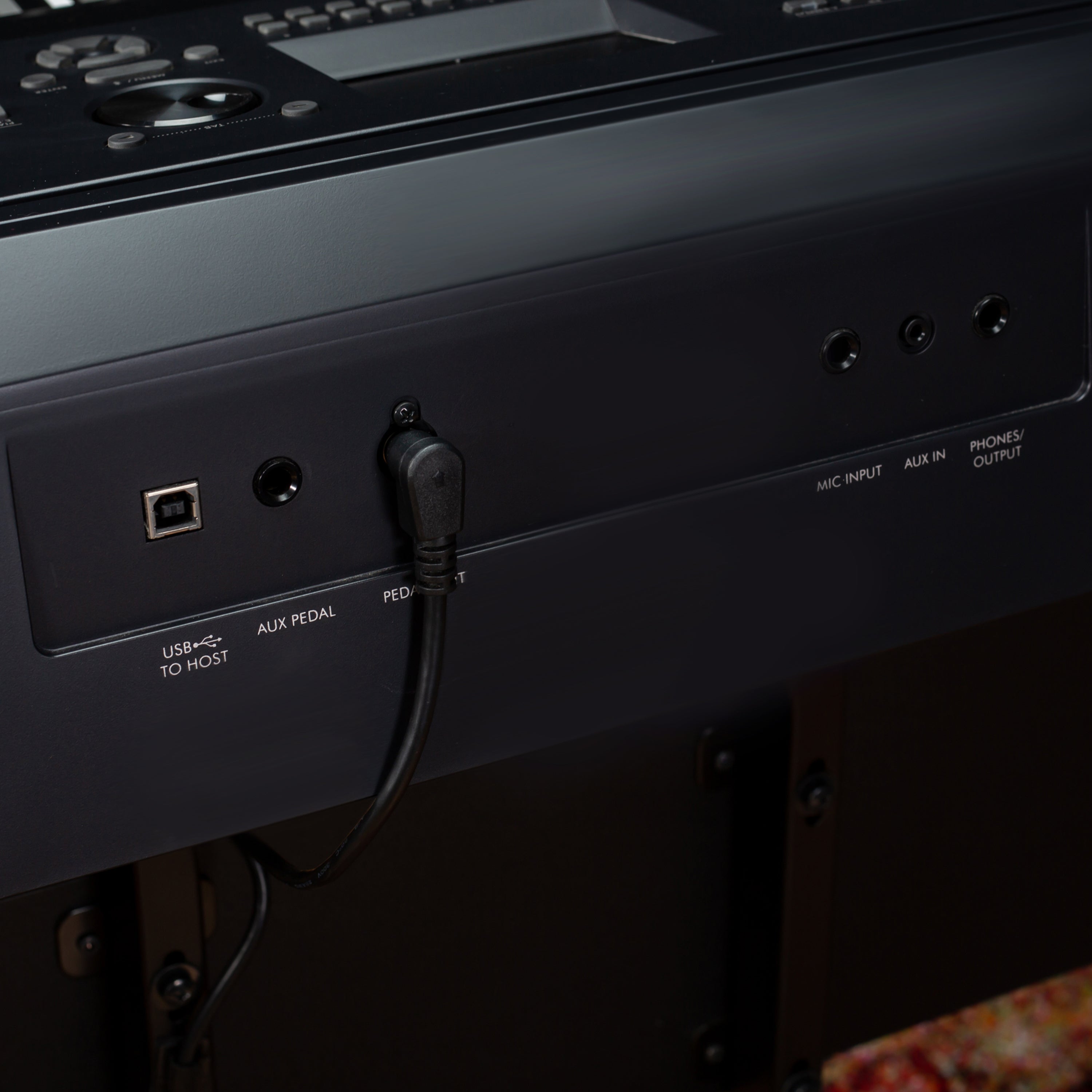 Top view of Yamaha DGX-670 Portable Grand Digital Piano - Black - View 15