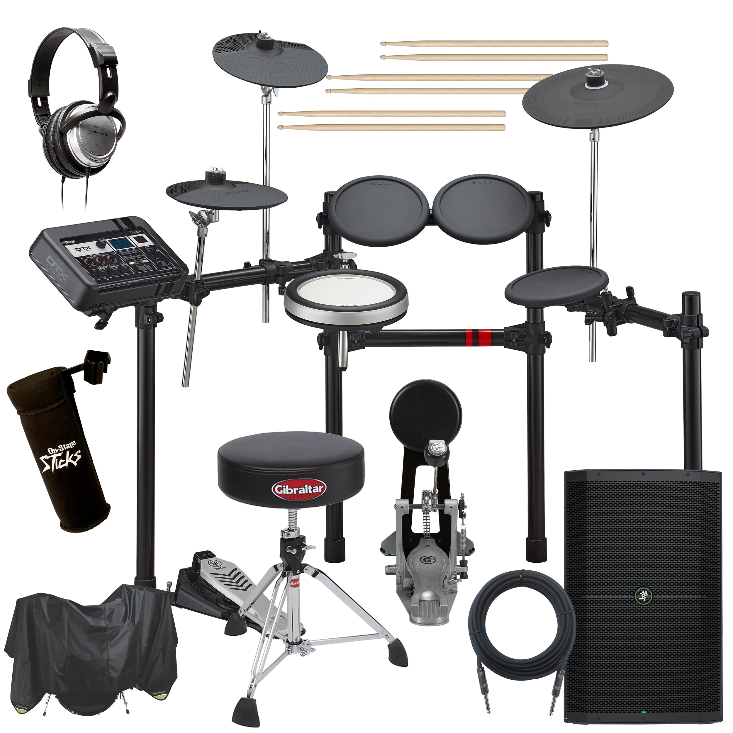 Yamaha DTX6K-X Electronic Drum Set COMPLETE DRUM BUNDLE