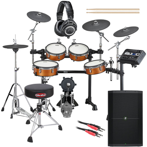 Yamaha DTX8K-X RW Electronic Drum Set - Real Wood COMPLETE DRUM BUNDLE