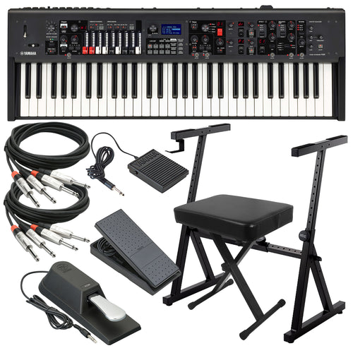 Yamaha YC61 61-Key Stage Keyboard and Organ KEY ESSENTIALS BUNDLE
