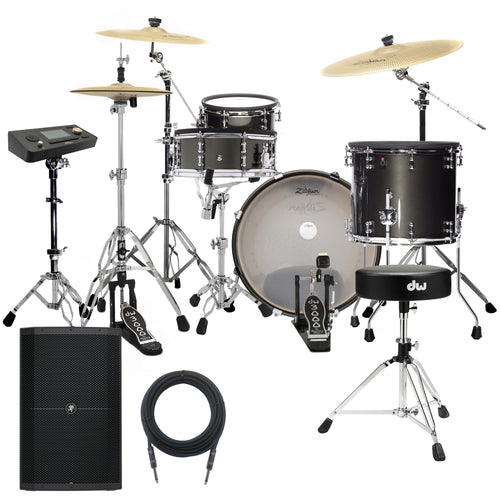 Zildjian ALCHEM-E Gold Electronic Drum Kit COMPLETE DRUM BUNDLE