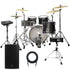 Collage of the Zildjian ALCHEM-E Gold EX Electronic Drum Kit COMPLETE DRUM BUNDLE